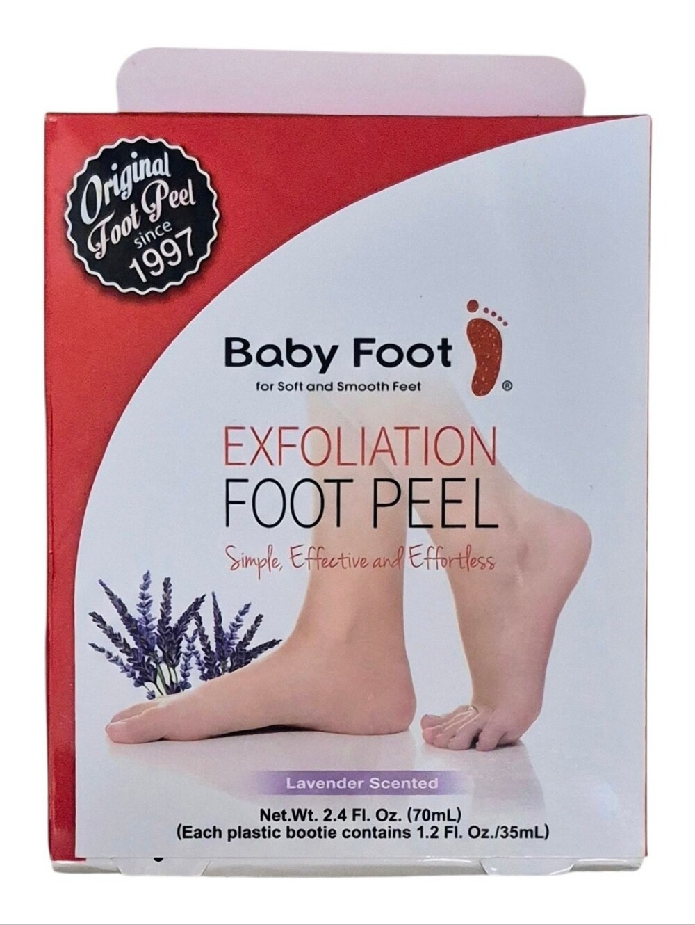 Baby Foot Lavender Exfoliation Foot Peel - Lavender NlB